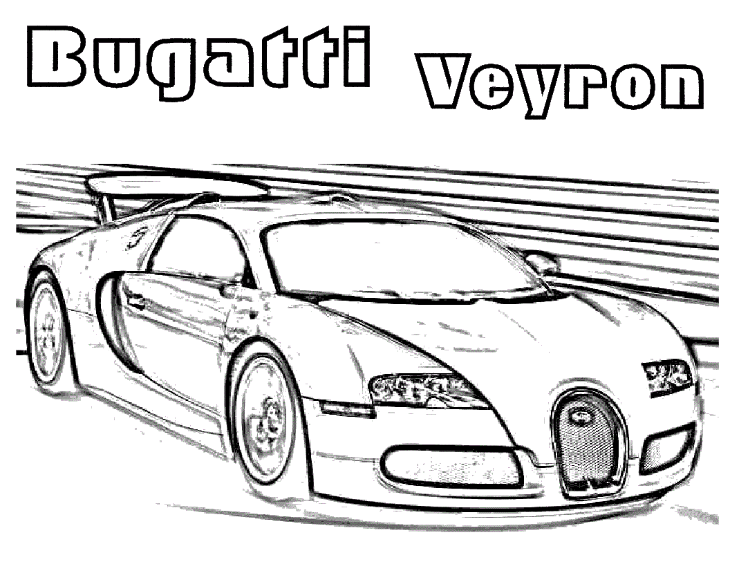 Free printable bugatti coloring pages for kids