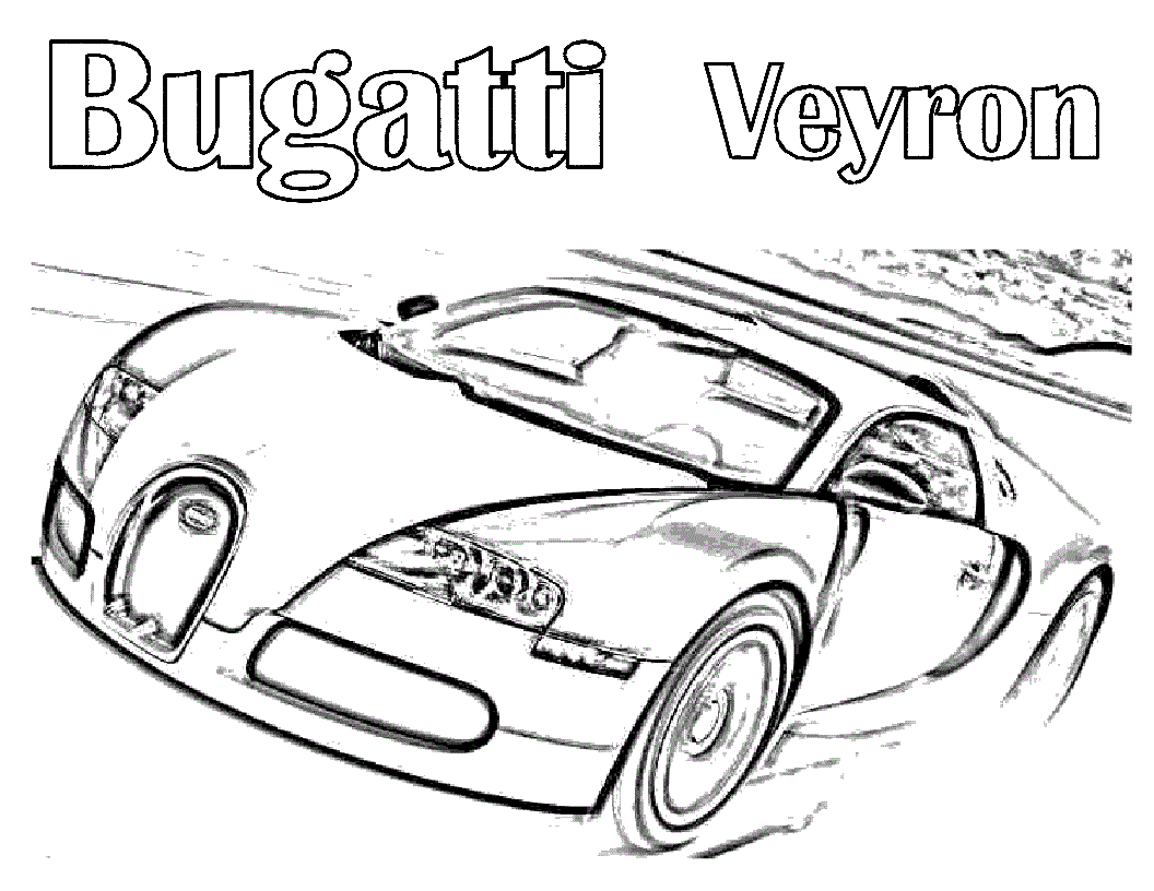 Free printable bugatti coloring pages for kids