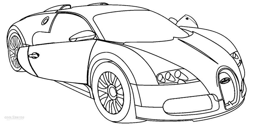 Printable bugatti coloring pages for kids coolbkids kids printable coloring pages cars coloring pages race car coloring pages