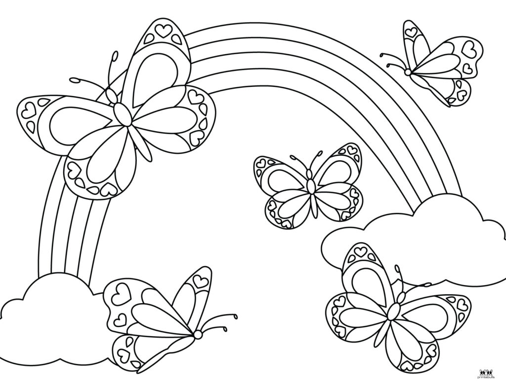 Butterfly coloring pages