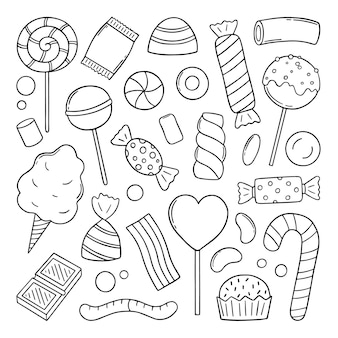 Candy coloring page images