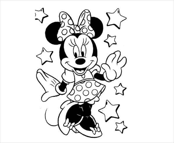 Cartoon coloring pages in eps jpeg pdf