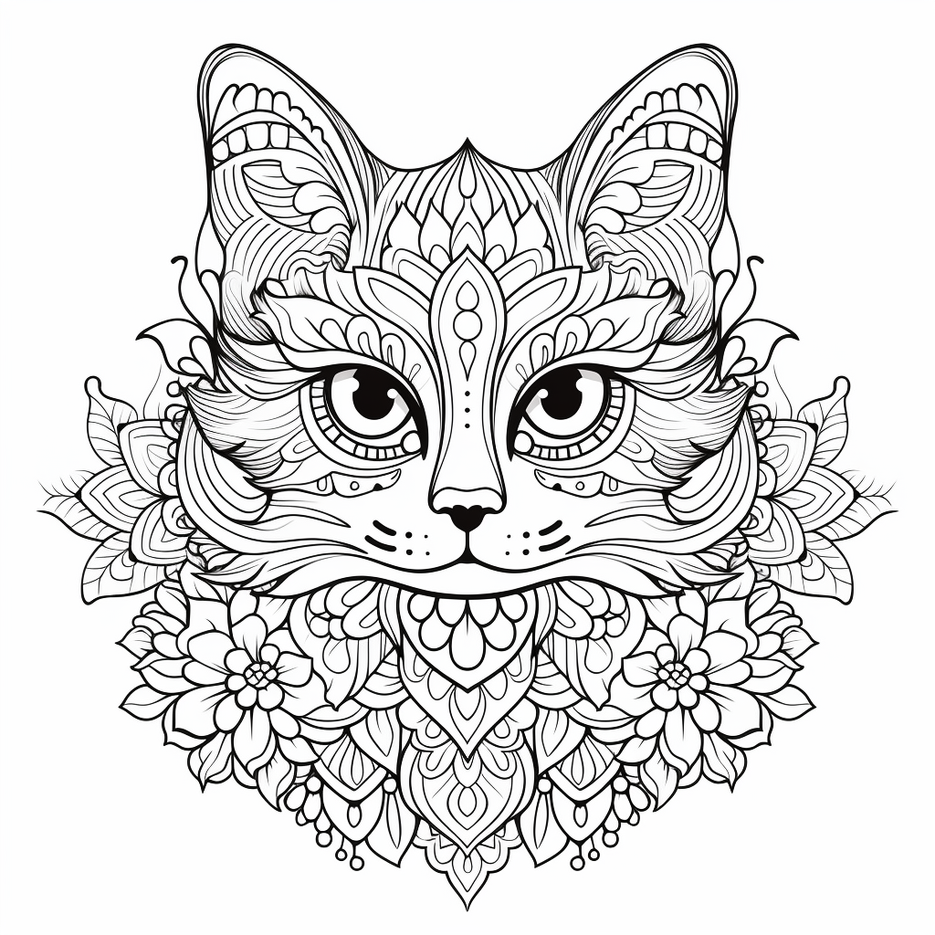 Whisker wonders cats mandalas printable coloring book for cat lover â waiting for colors