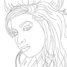 British celebrities colouring pages