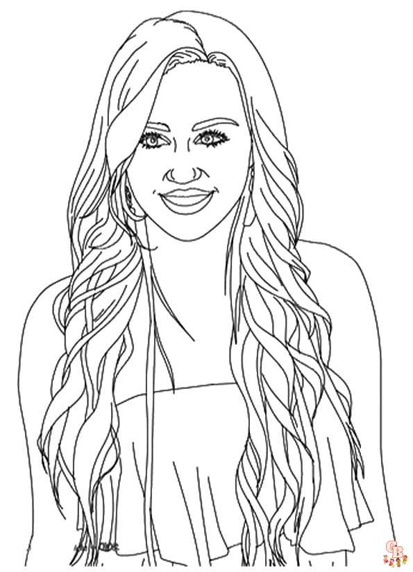 Printable celebrity coloring pages free for kids and adults