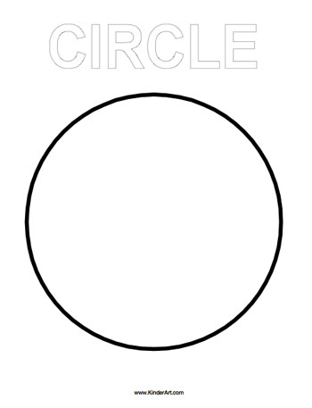 Circle coloring page â