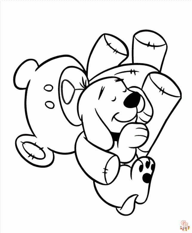 Clifford coloring pages big red dog fun for little artists