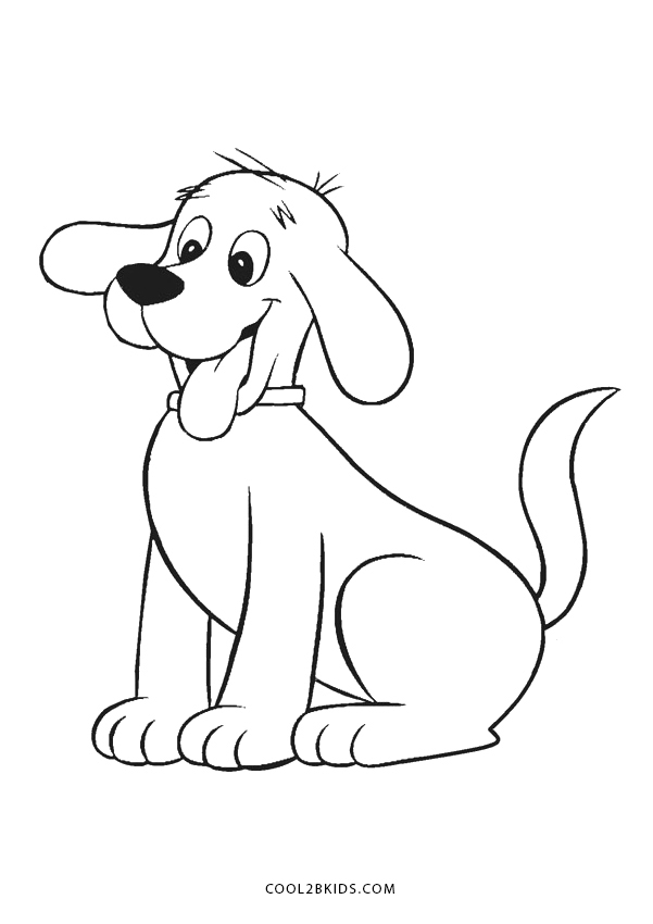 Free printable clifford the big red dog coloring pages for kids