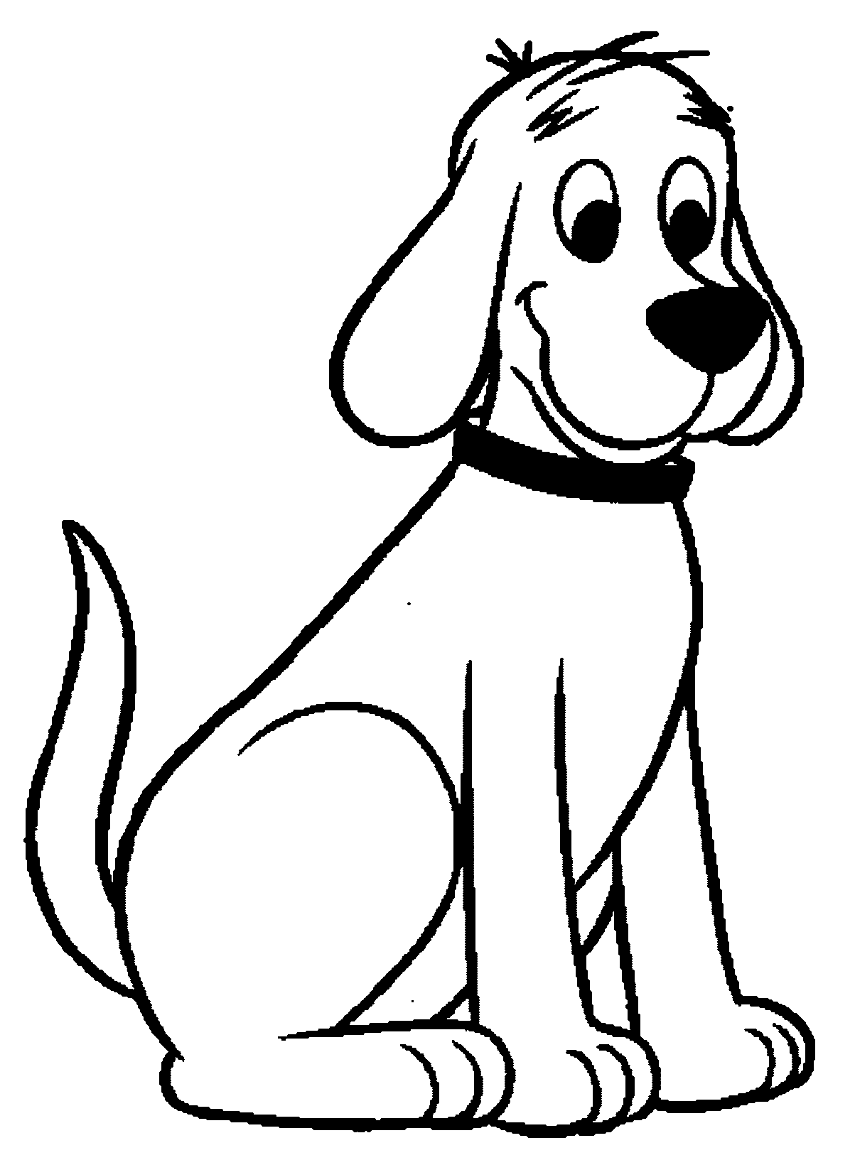 Clifford the big red dog coloring pages