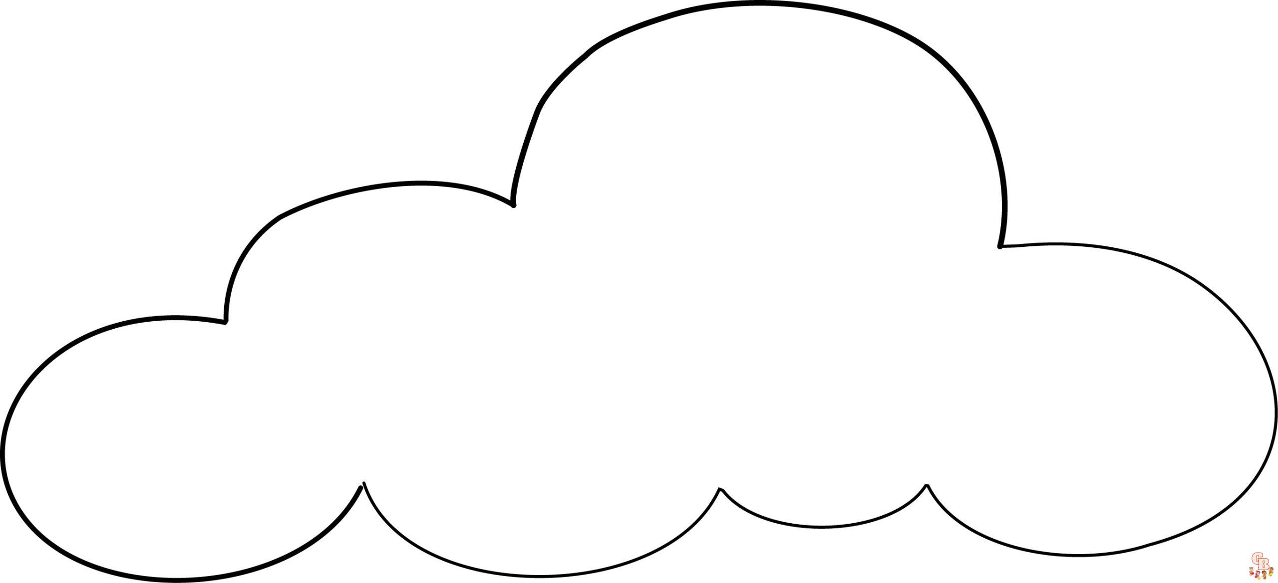 Cloud coloring pages printable and free coloring pages of clouds