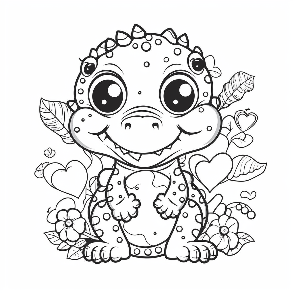 Ai midjourney prompt for coloring page