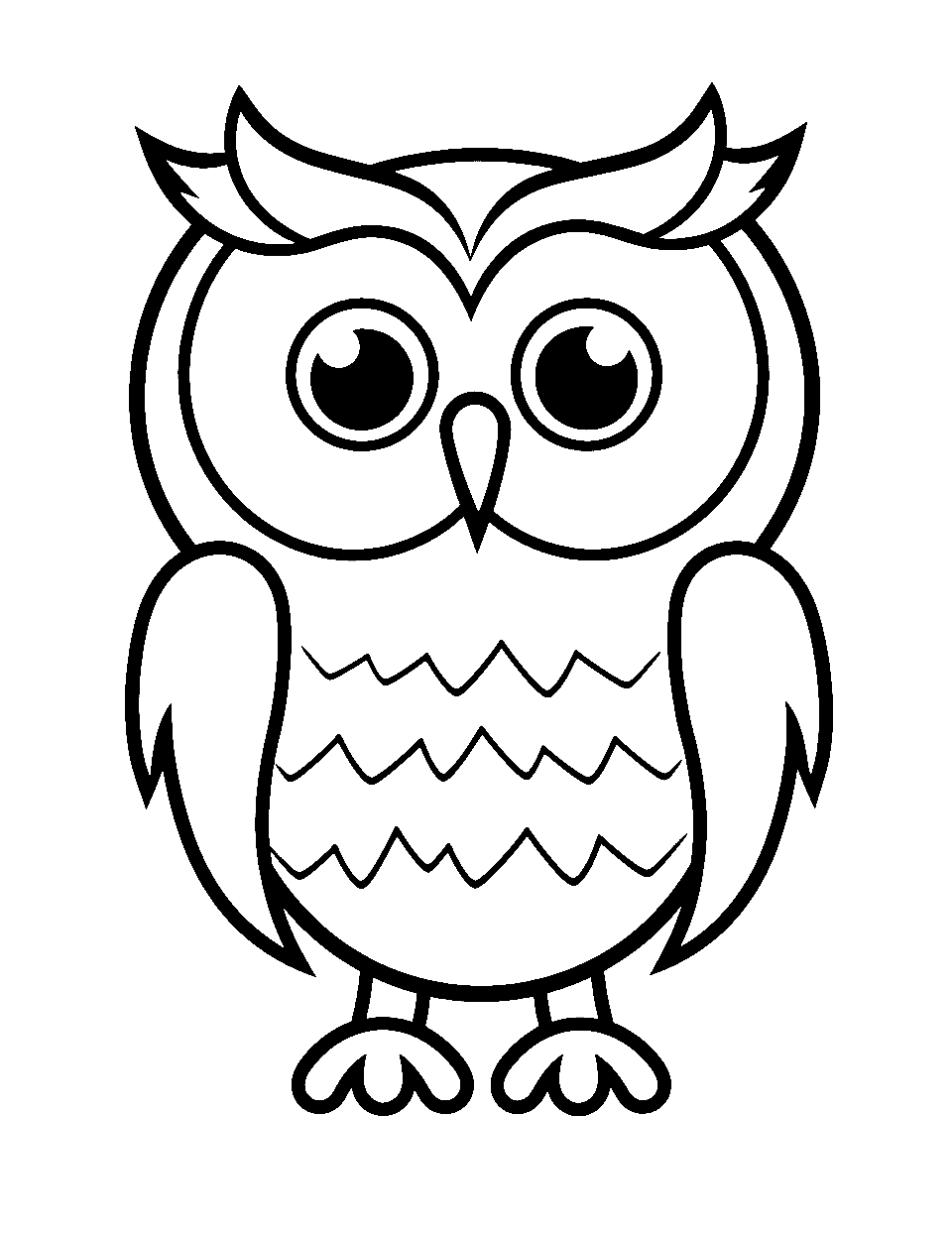 Owl coloring pages free printable sheets