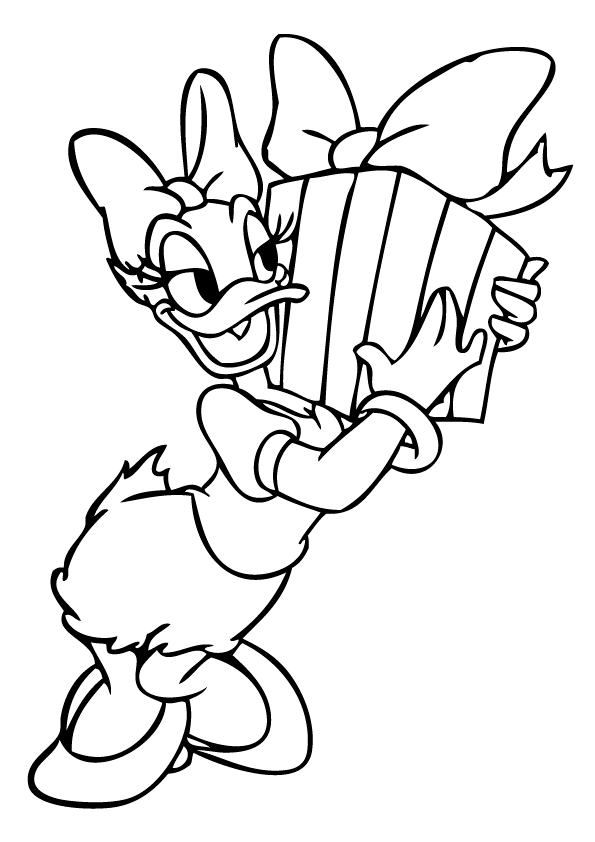 Coloring pages daisy duck coloring pages