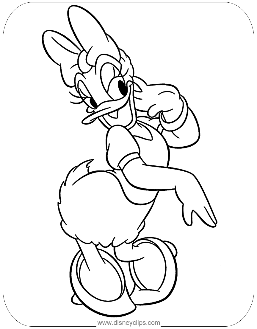 Daisy duck coloring page daisyduck disney coloring pages cute coloring pages disney coloring pages printables