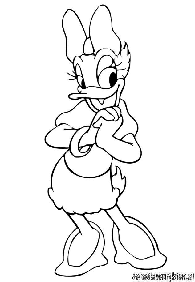 Daisy duck coloring sheet daisy duck coloring page