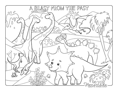 Best dinosaur coloring pages for kids adults