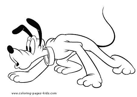 Various disney character coloring pages