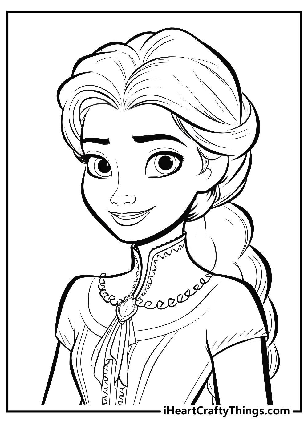 Elsa coloring pages free printables