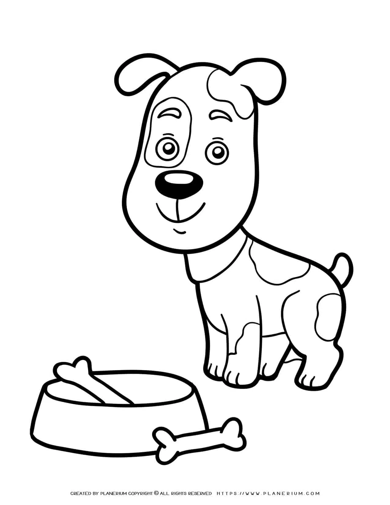 Animals coloring page