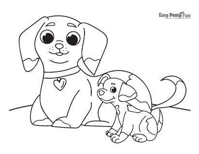 Dog coloring pages