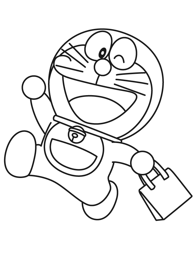 Doraemon printable coloring pages