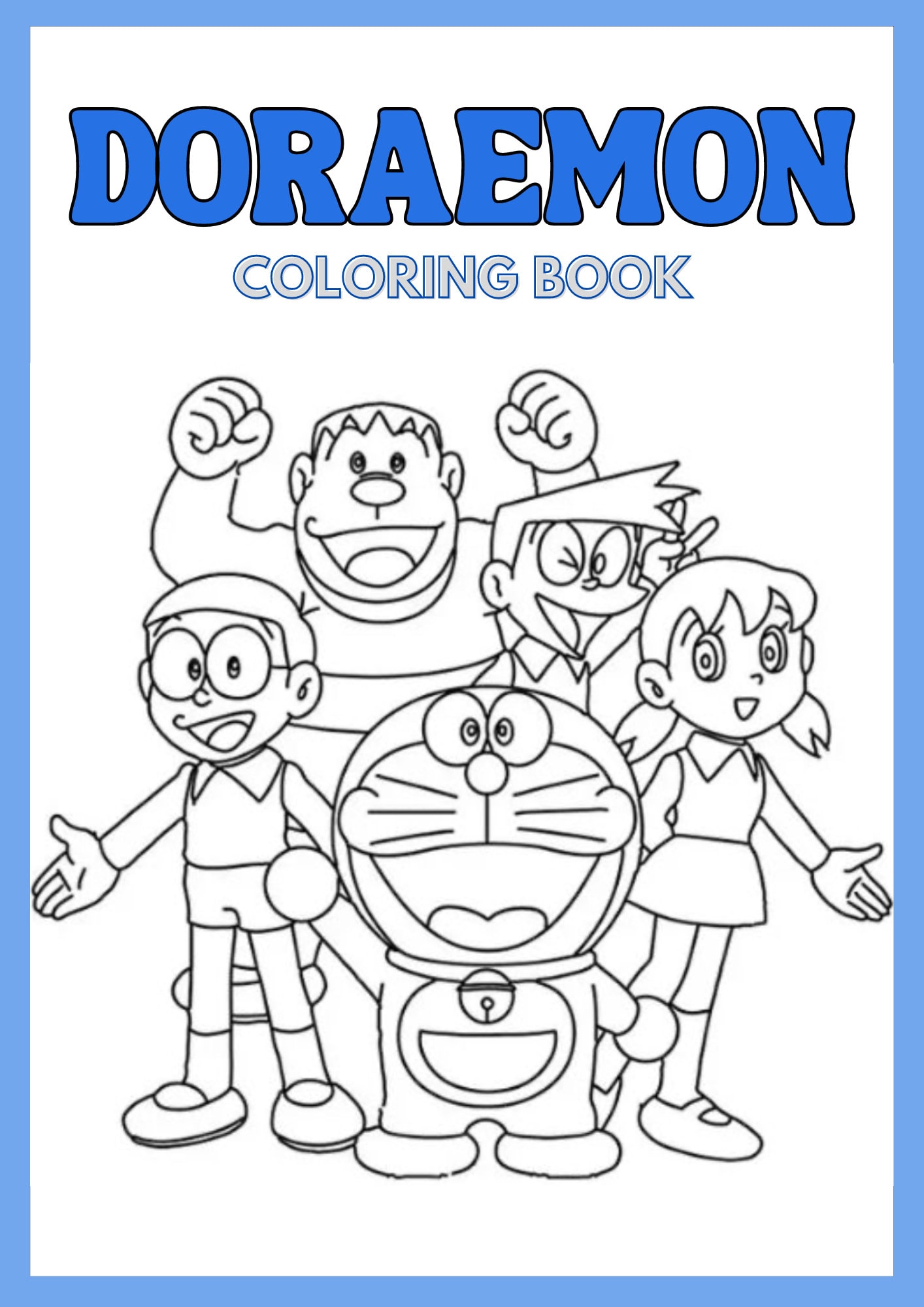 Doraemon coloring book