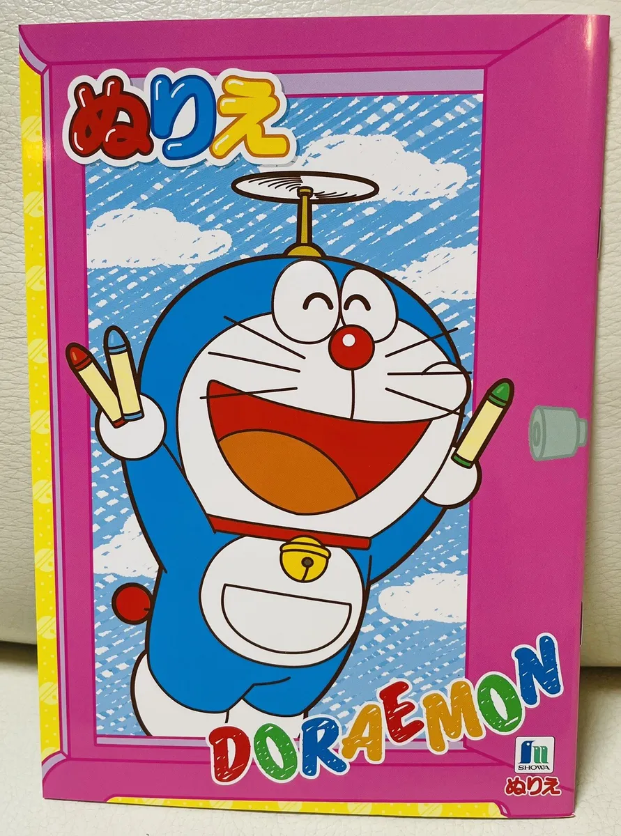 Doraemon coloring bookjapanese editionnew