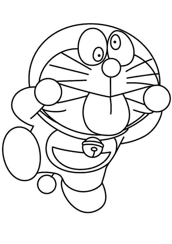 Coloring pages cartoon doraemon coloring page