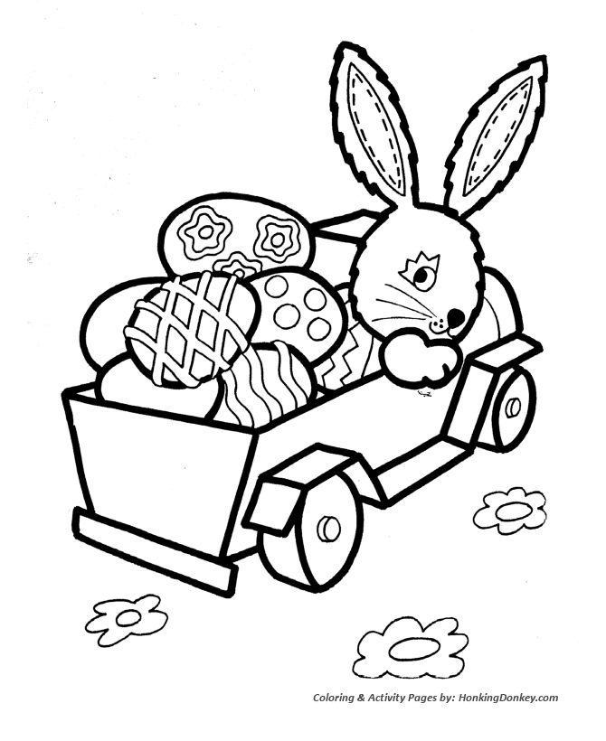 Easter egg coloring pages