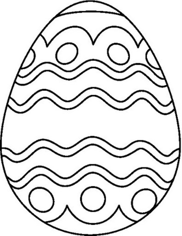 Easter egg coloring pages country victorian times