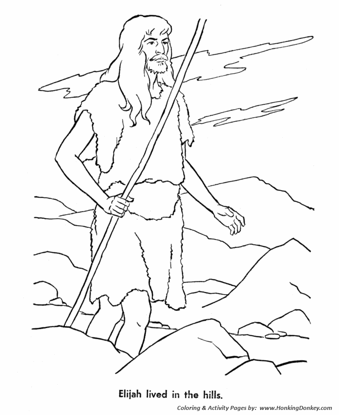 Bible story characters coloring page sheets