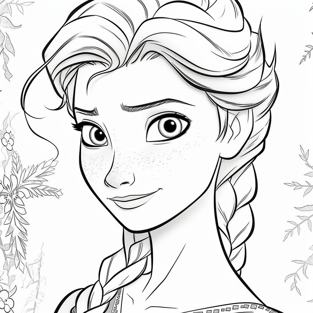 Elsa coloring page by drzzc on