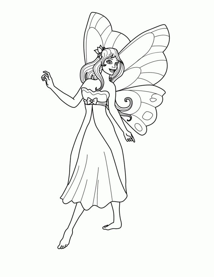 Free printable fairy coloring pages for kids fairy coloring book fairy coloring pages barbie coloring pages