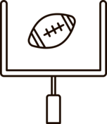 Goal post football coloring page free printable coloring pages