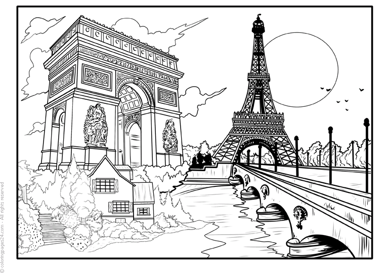 France coloring pages