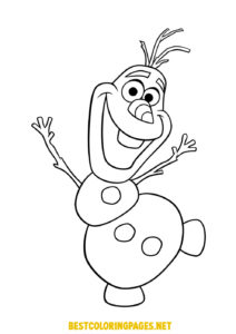 Frozen coloring pages