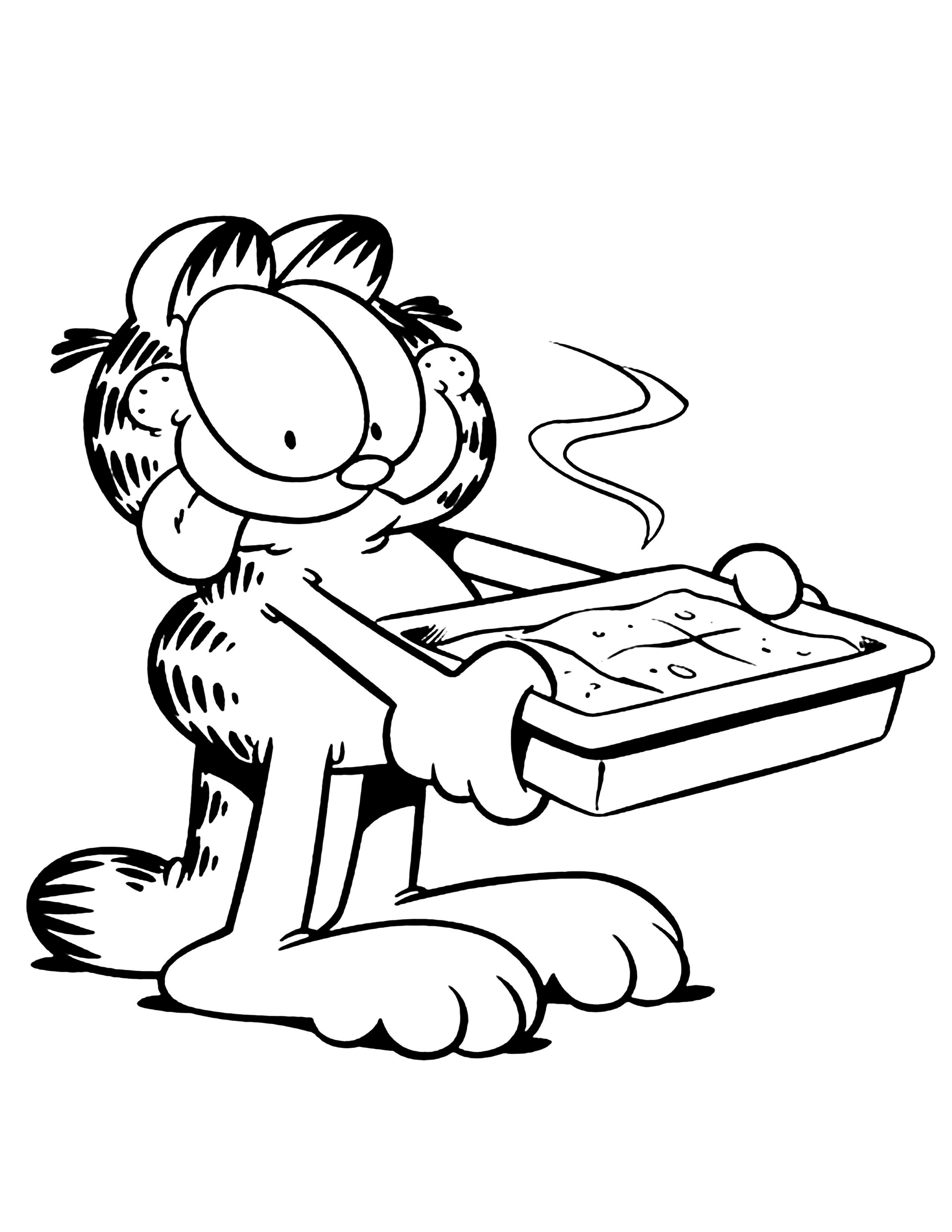 Garfield coloring pages cartoon coloring pages food coloring pages coloring books