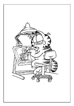 Unleash your creativity with our printable garfield coloring pages collection