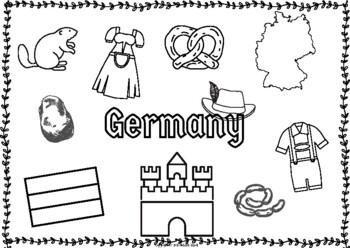 Germany coloring page by michelles treasures tpt