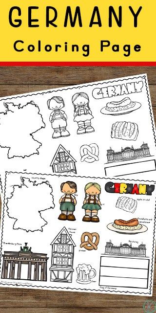 Free germany coloring page