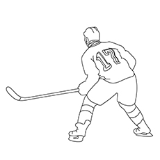 Top free printable hockey coloring pages online