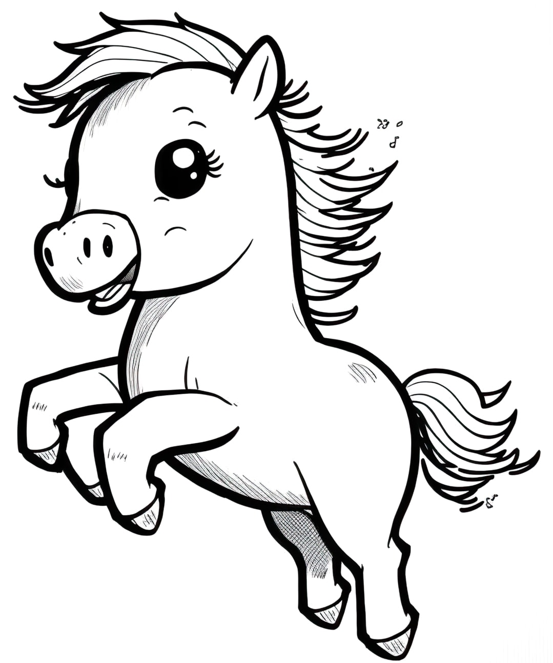 Horse coloring pages