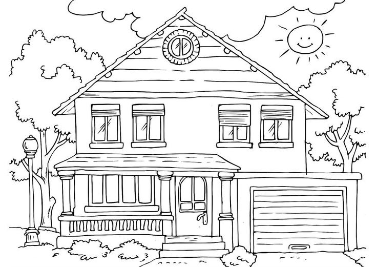 Free printable house coloring pages for kids house colouring pages free coloring pages coloring pages for kids