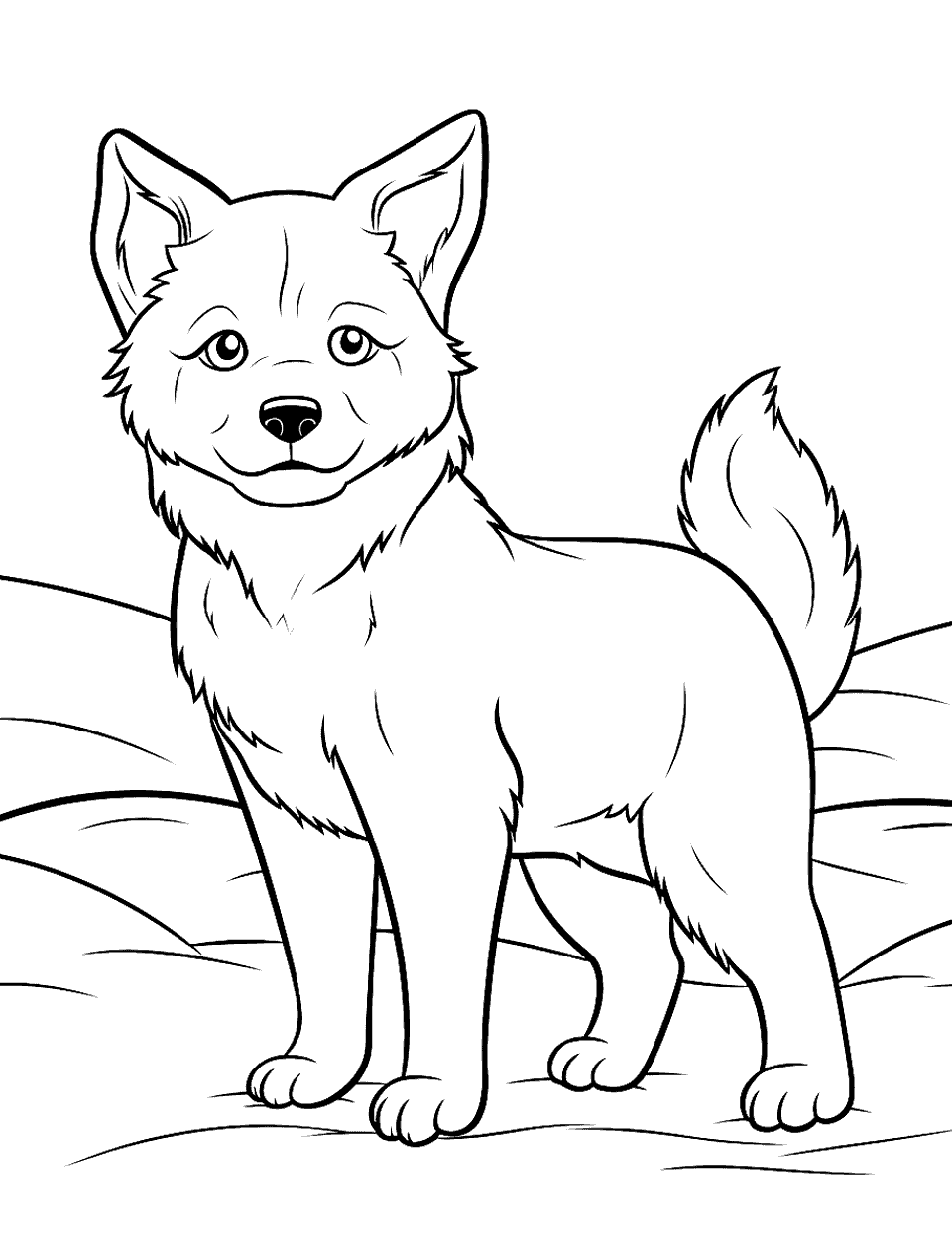 Puppy coloring pages free printable sheets