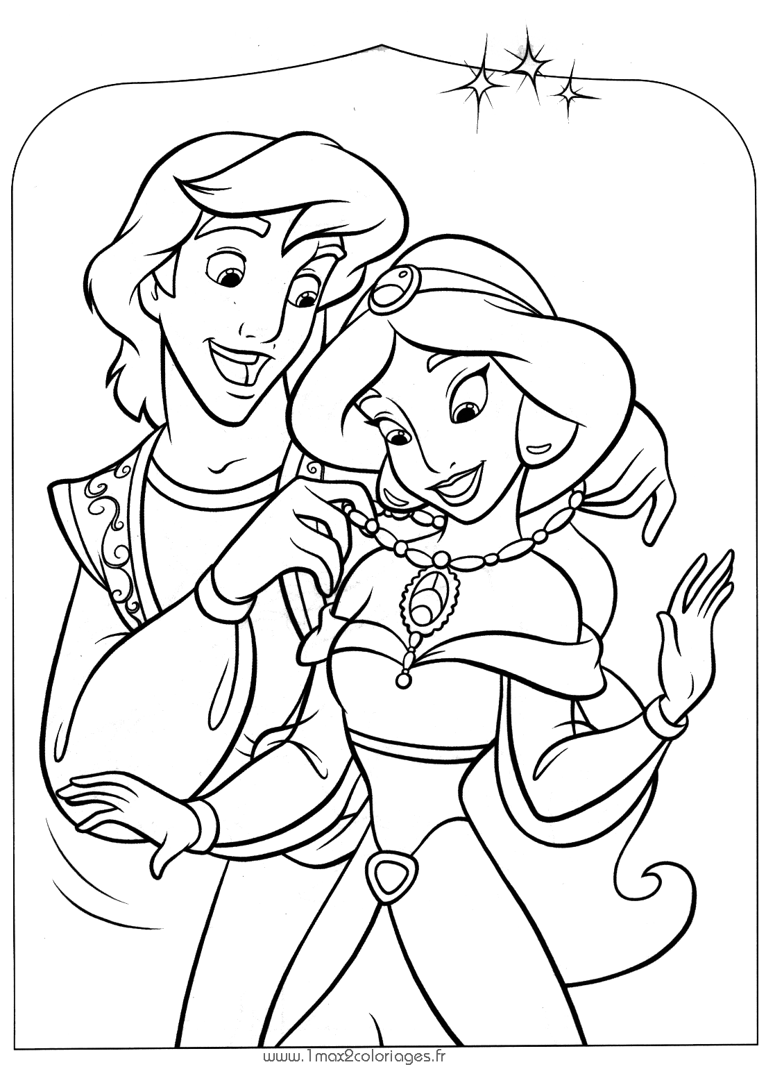 Jasmine with aladdin