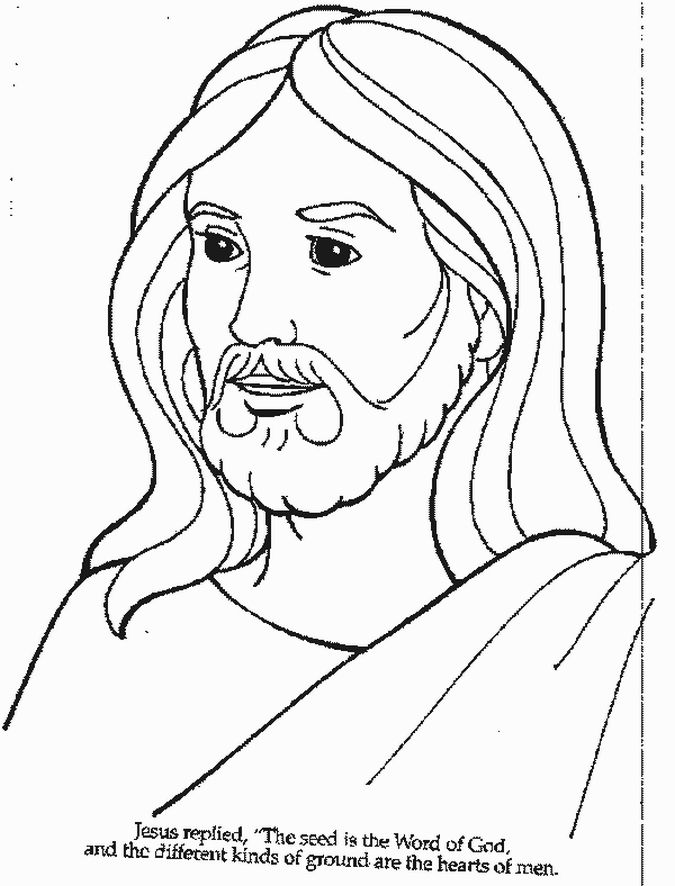 Jesus face coloring page via google search jesus coloring pages bible coloring pages coloring pages