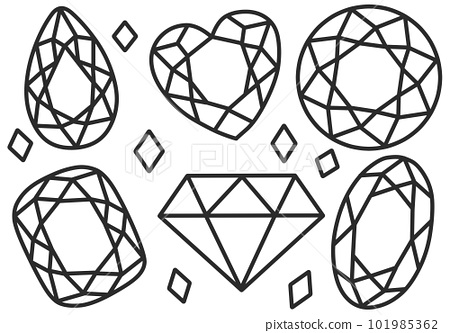 Jewel coloring page