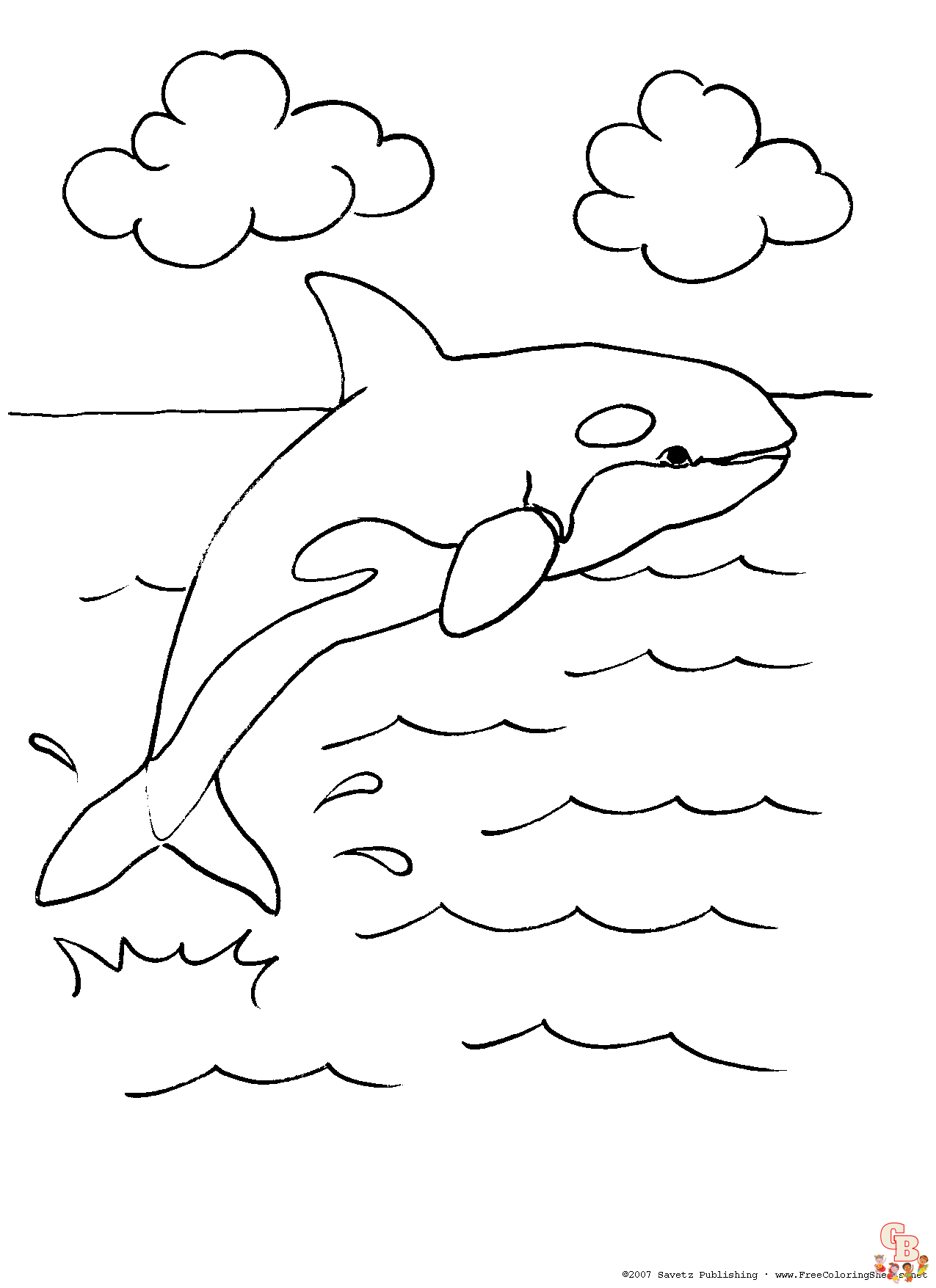 Explore the beauty of the ocean with orca coloring pages