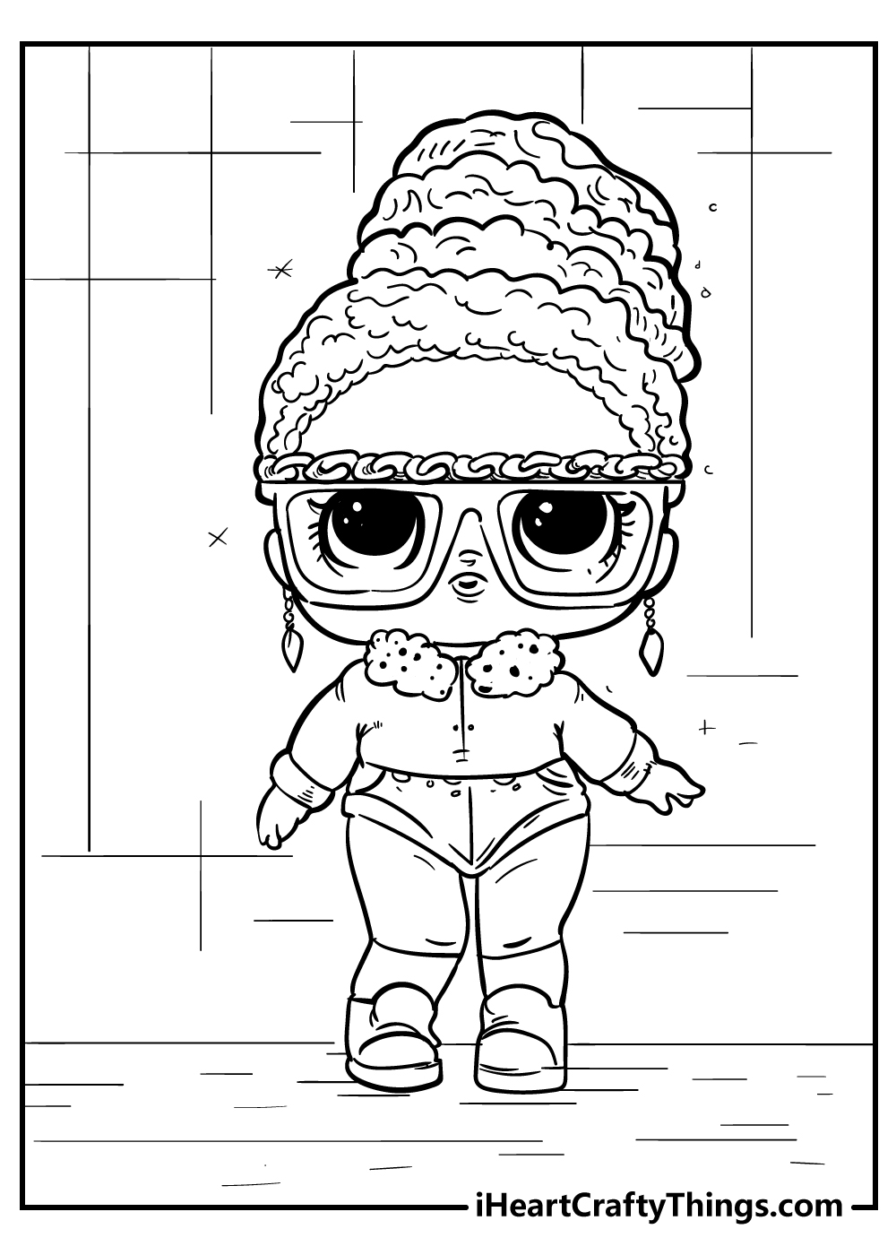 Lol doll coloring pages free printables