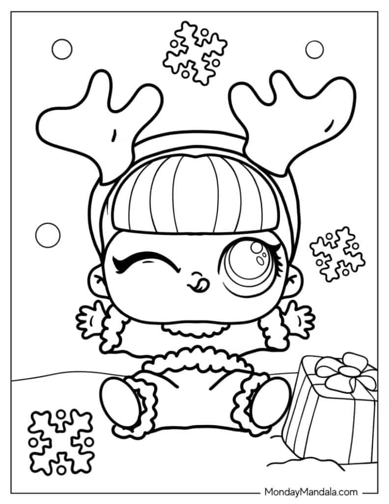 Lol surprise coloring pages free pdf printables